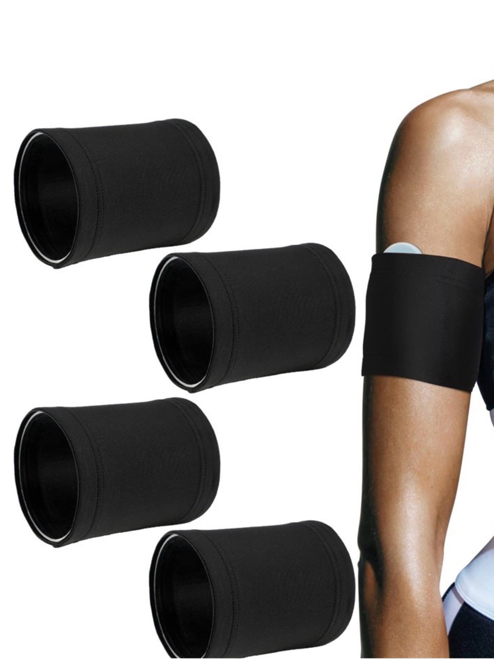 Compression Arm Cuffs - Diabetic Sensor Cover
